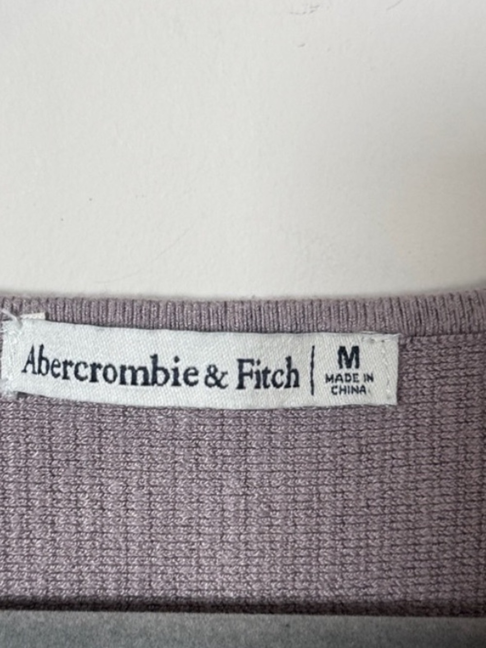 Abercrombie & Fitch Long Sleeve Ottoman Square Neck Ribbed Bodysuit - Picture 5 of 6